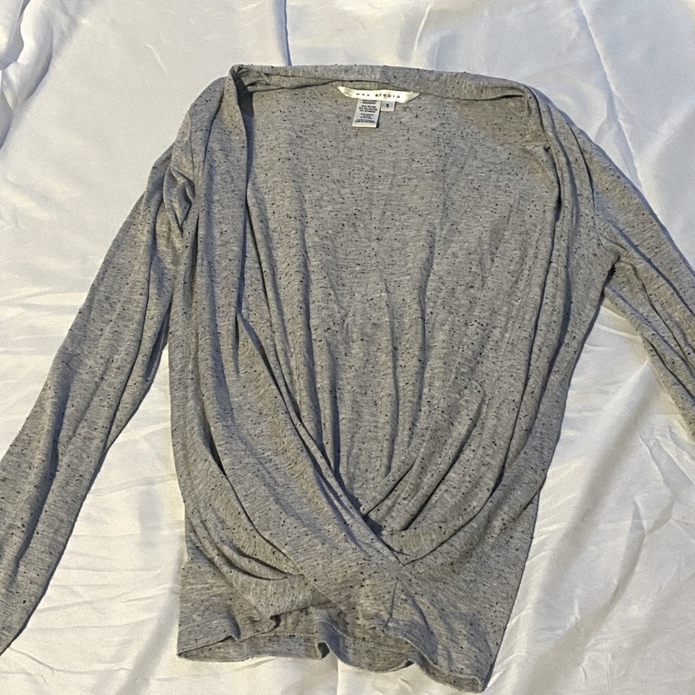 Max Studio cardigan gray size small